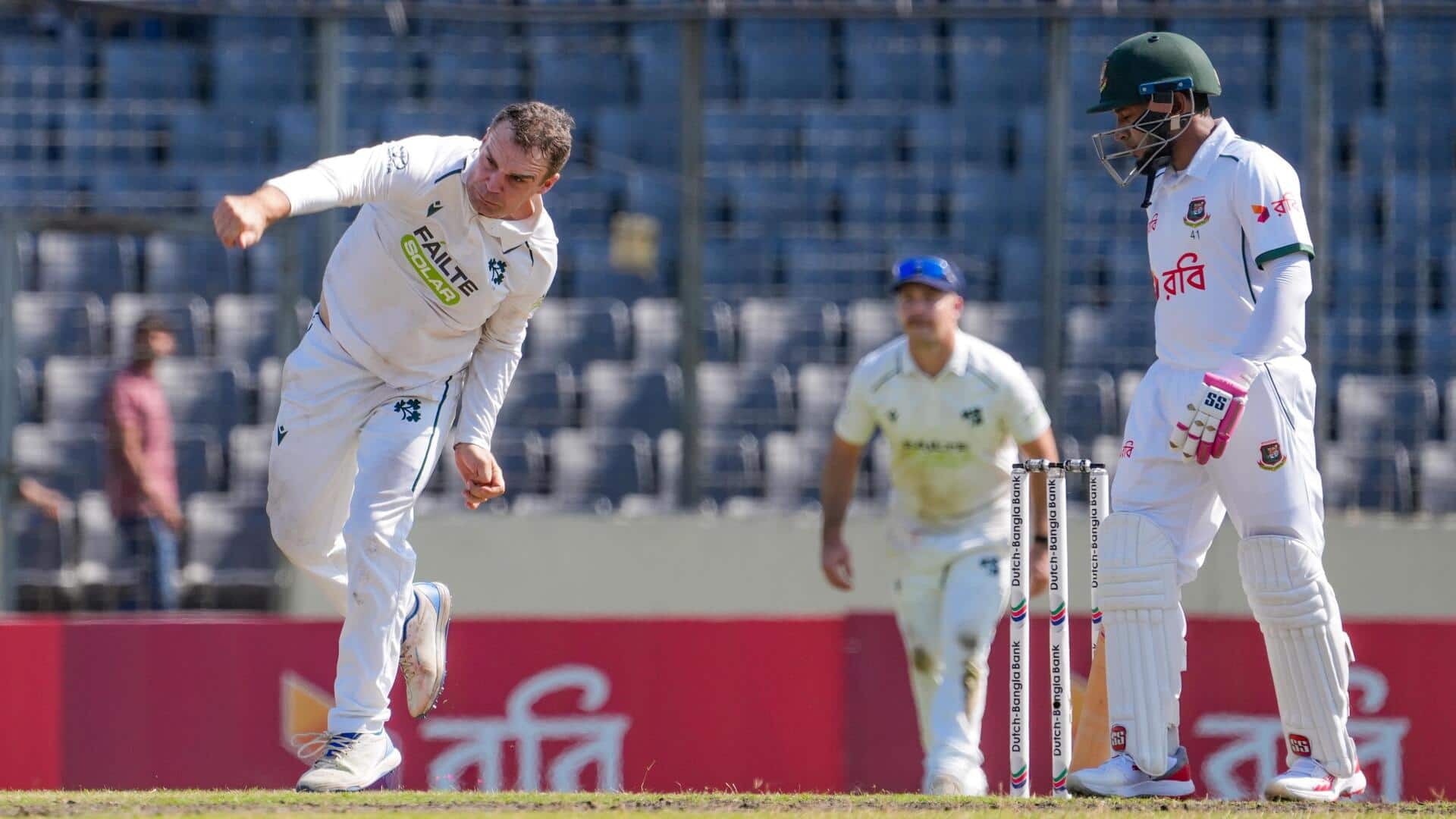 बांग्लादेश बनाम आयरलैंड: एंडी मैकब्राइन ने पारी में लिए 6 विकेट, जानिए उनके आंकड़े