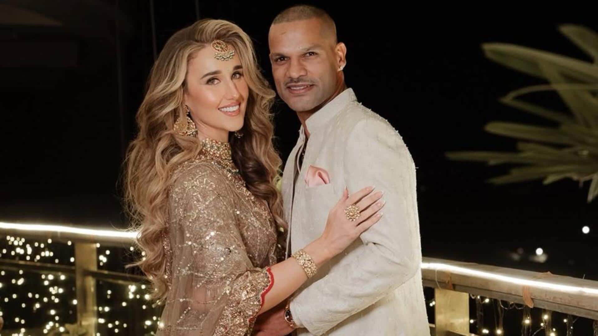 शिखर धवन ने की दूसरी शादी, अपनी गर्लफ्रेंड सोफी शाइन के साथ लिए फेरे