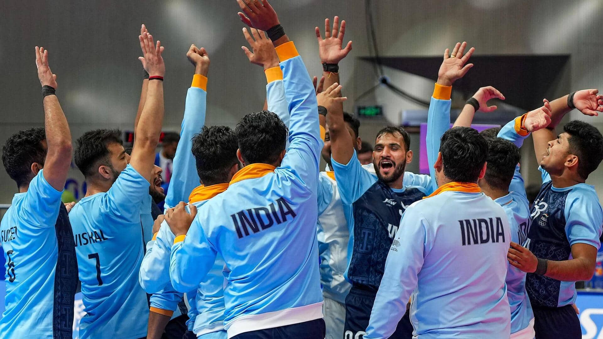 एशियाई खेल: भारतीय कबड्डी टीम ने जीता स्वर्ण पदक, फाइनल में ईरान को हराया