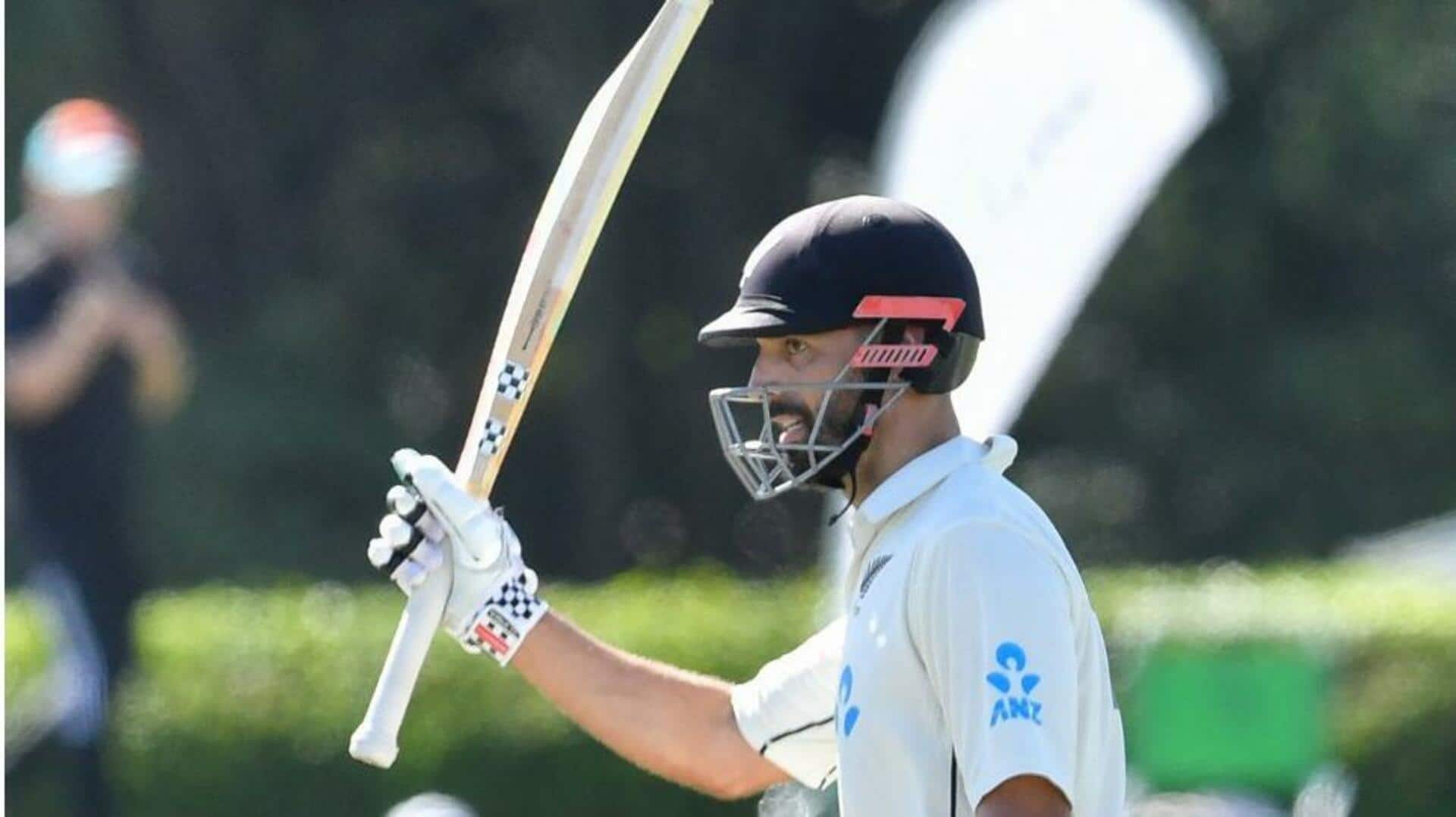न्यूजीलैंड बनाम श्रीलंका: डैरिल मिचेल ने लगाया करियर का आठवां टेस्ट अर्धशतक