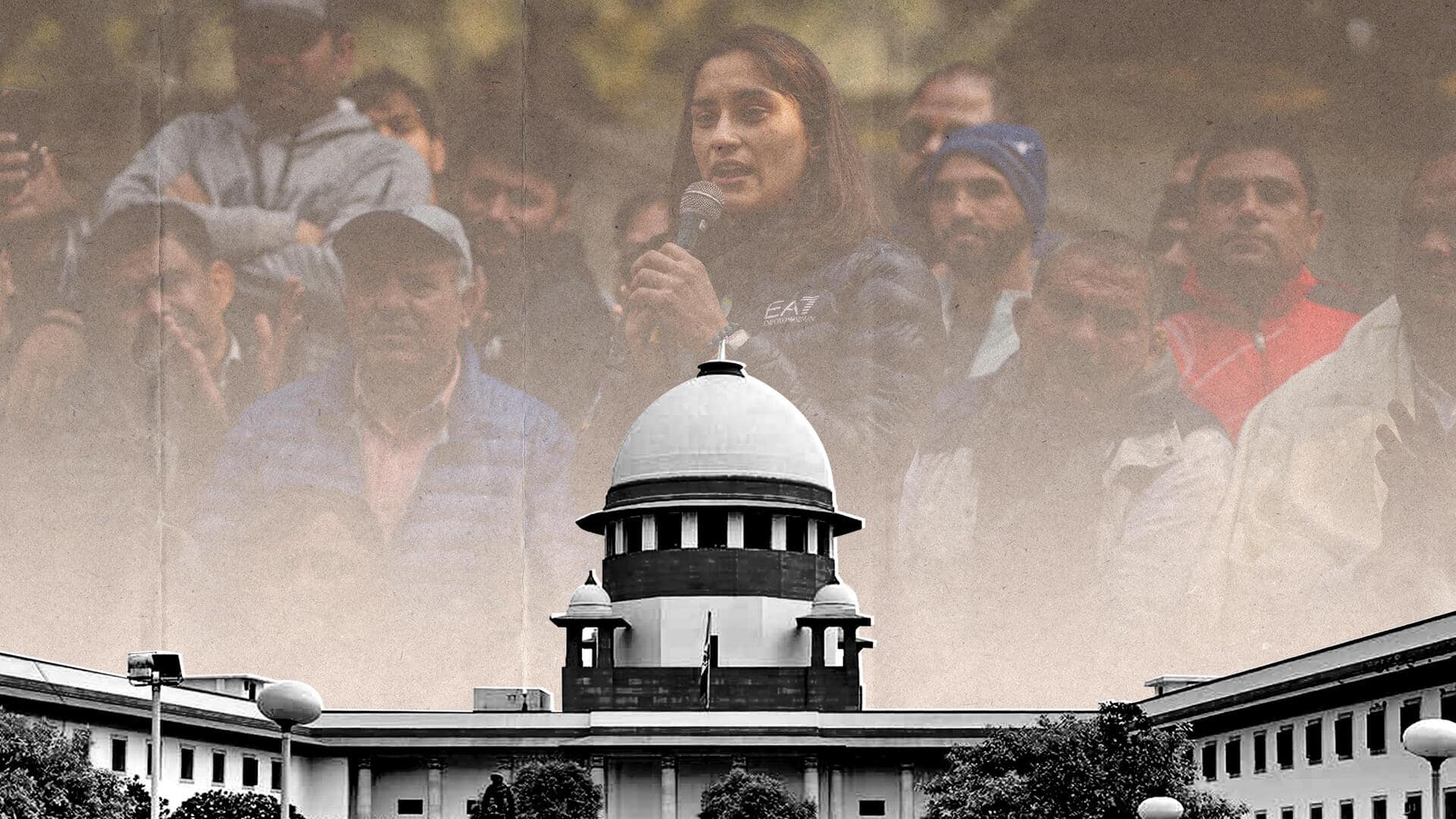 सुप्रीम कोर्ट ने बृजभूषण के खिलाफ दायर पहलवानों की याचिका पर दिल्ली पुलिस से मांगा जवाब