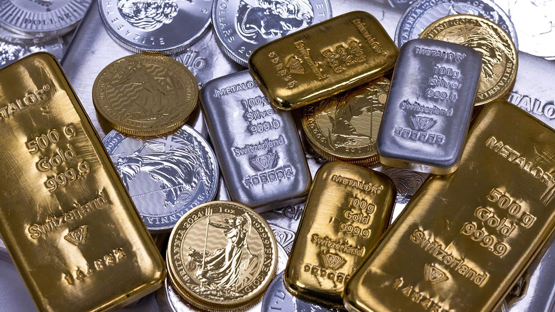 चांदी की कीमत में आई 6 प्रतिशत की गिरावट, सोना इतना हुआ सस्ता