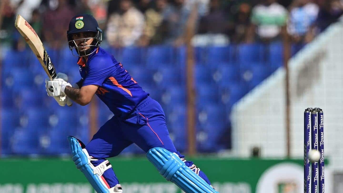 बांग्लादेश बनाम भारत: ईशान किशन ने वनडे करियर का पहला शतक लगाया