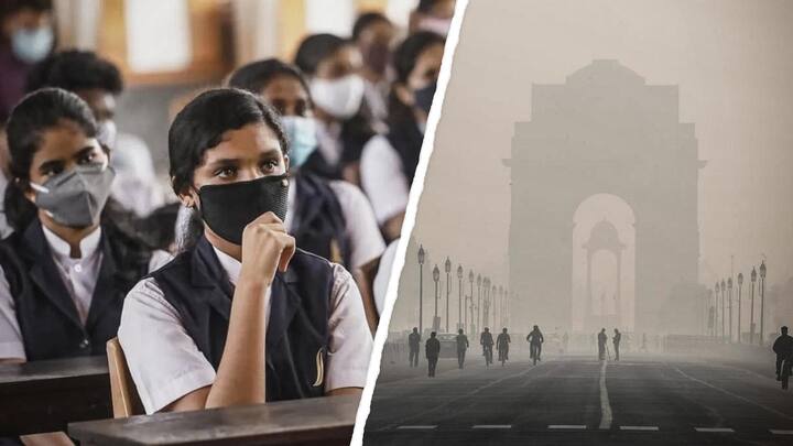 वायु प्रदूषण: दिल्ली में एक सप्ताह बंद रहेंगे स्कूल, घर से काम करेंगे सरकारी कर्मचारी