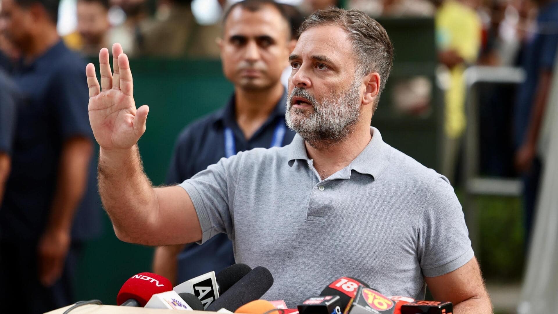 अमित शाह ने दी पैलेट गन चलाने की अनुमति, प्रधानमंत्री मोदी मांगे माफी - राहुल गांधी