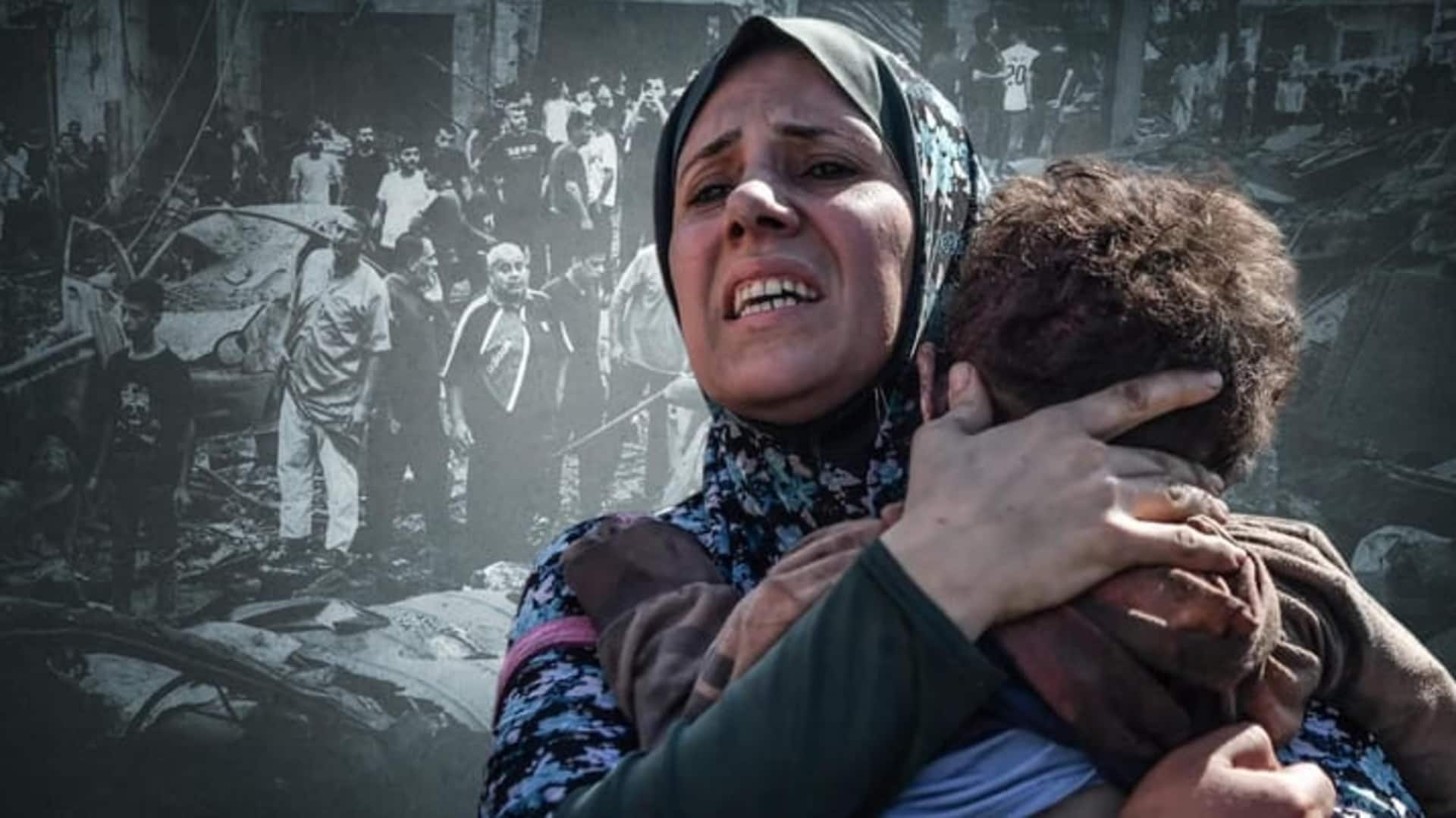 इजरायल-हमास युद्ध: दक्षिणी गाजा में हवाई हमले में बच्चों समेत 26 लोगों की मौत