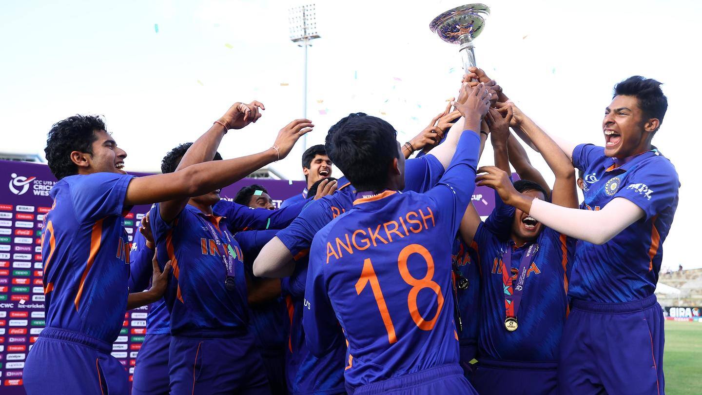 अंडर-19 विश्व कप: टूर्नामेंट इतिहास में भारत के नाम हैं ये शानदार रिकॉर्ड्स