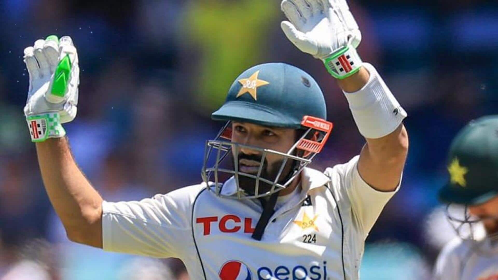 ऑस्ट्रेलिया बनाम पाकिस्तान: मोहम्मद रिजवान ने जड़ा अपना 9वां टेस्ट अर्धशतक, जानिए उनके आंकड़े