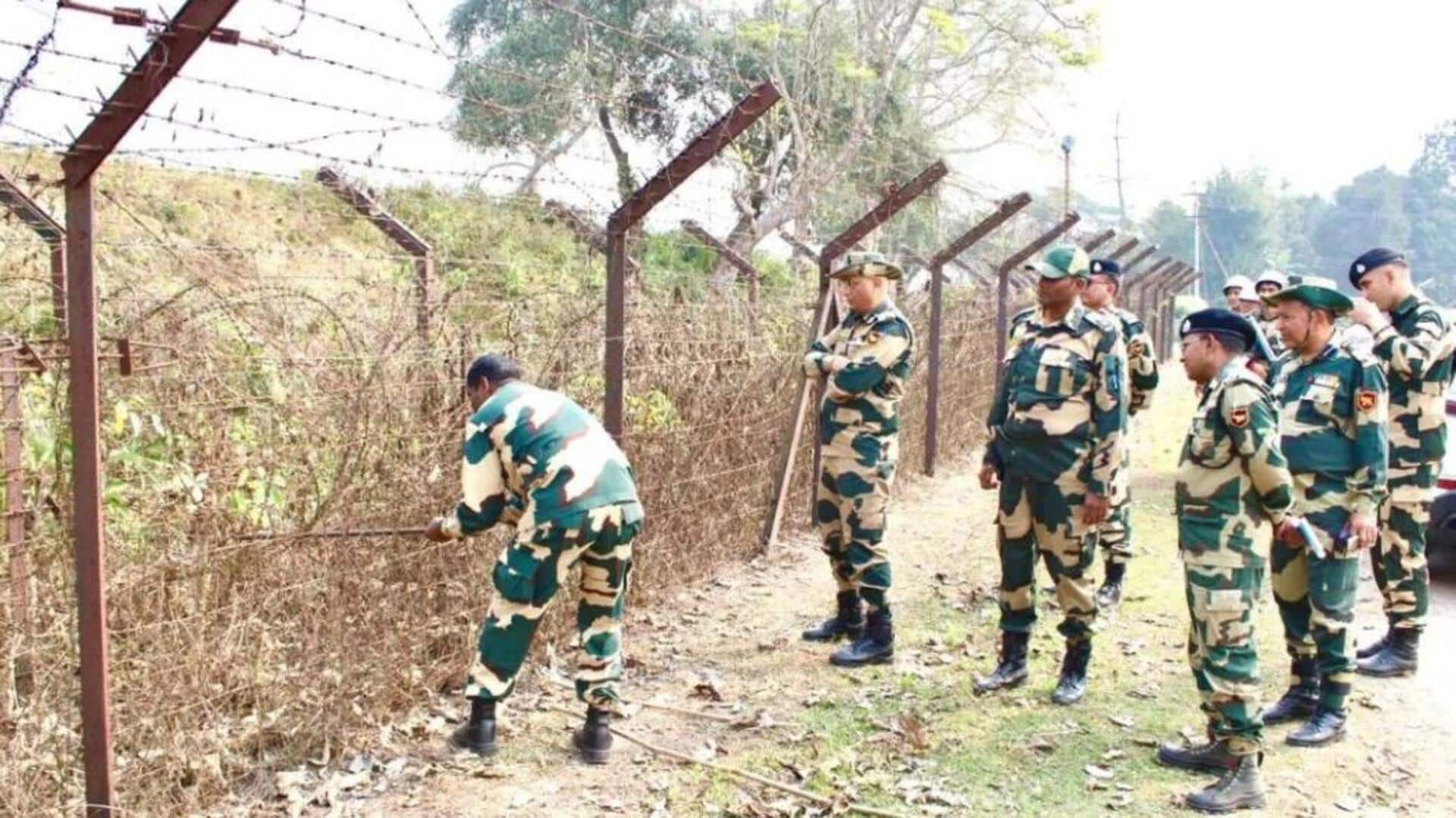 त्रिपुरा: BSF ने अंतरराष्ट्रीय सीमा पर 2 बांग्लादेशी तस्करों को ढेर किया, 2 भारतीय तस्कर गिरफ्तार त्रिपुरा: BSF ने अंतरराष्ट्रीय सीमा पर 2 बांग्लादेशी तस्करों को ढेर किया, 2 भारतीय तस्कर गिरफ्तार
