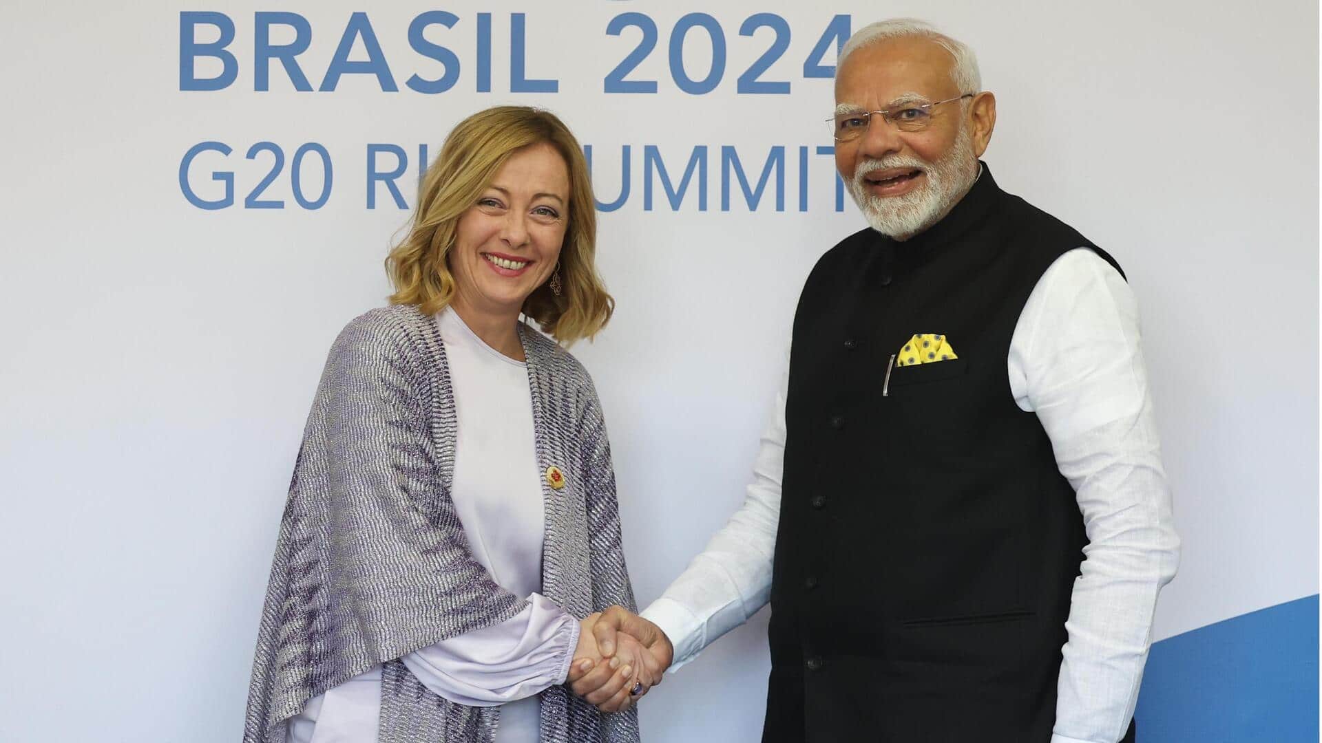 प्रधानमंत्री मोदी ने इटली की प्रधानमंत्री जॉर्जिया मेलोनी की किताब की प्रस्तावना लिखी