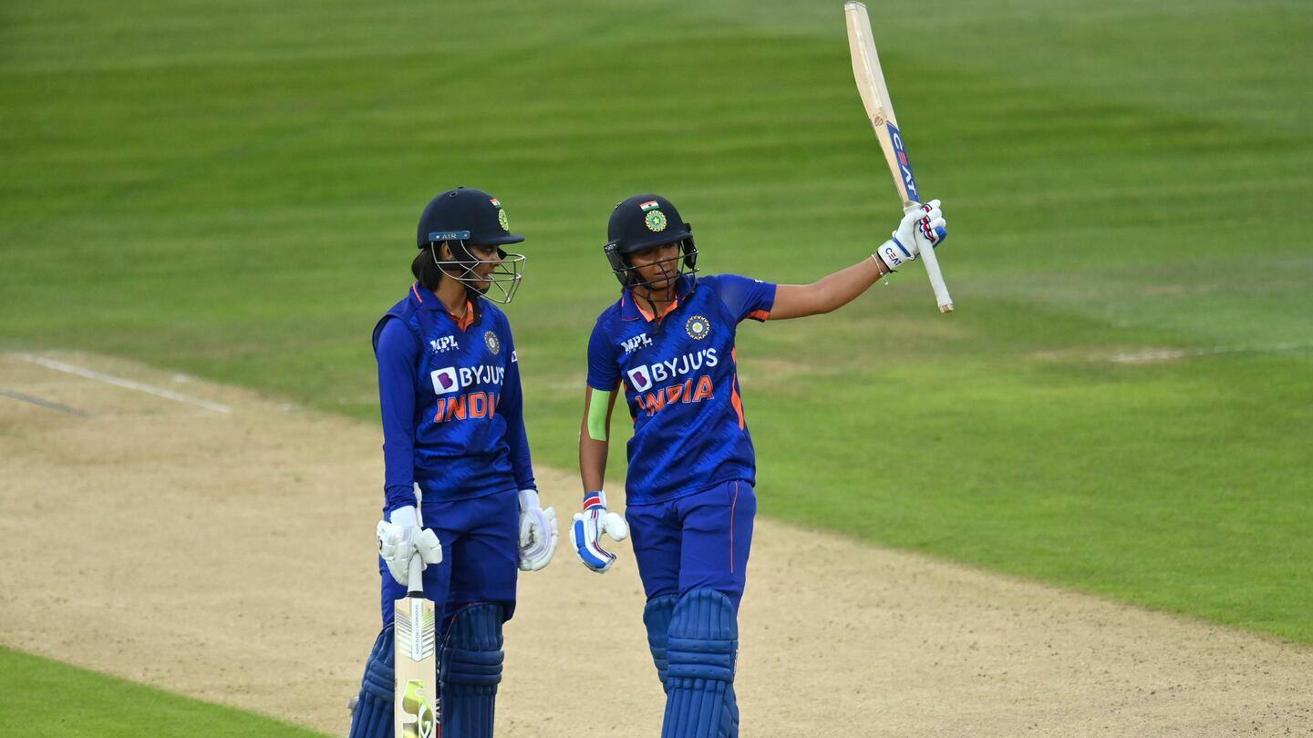 भारतीय महिला क्रिकेट टीम ने दूसरे वनडे में इंग्लैंड को हराया, हरमनप्रीत ने लगाया बड़ा शतक