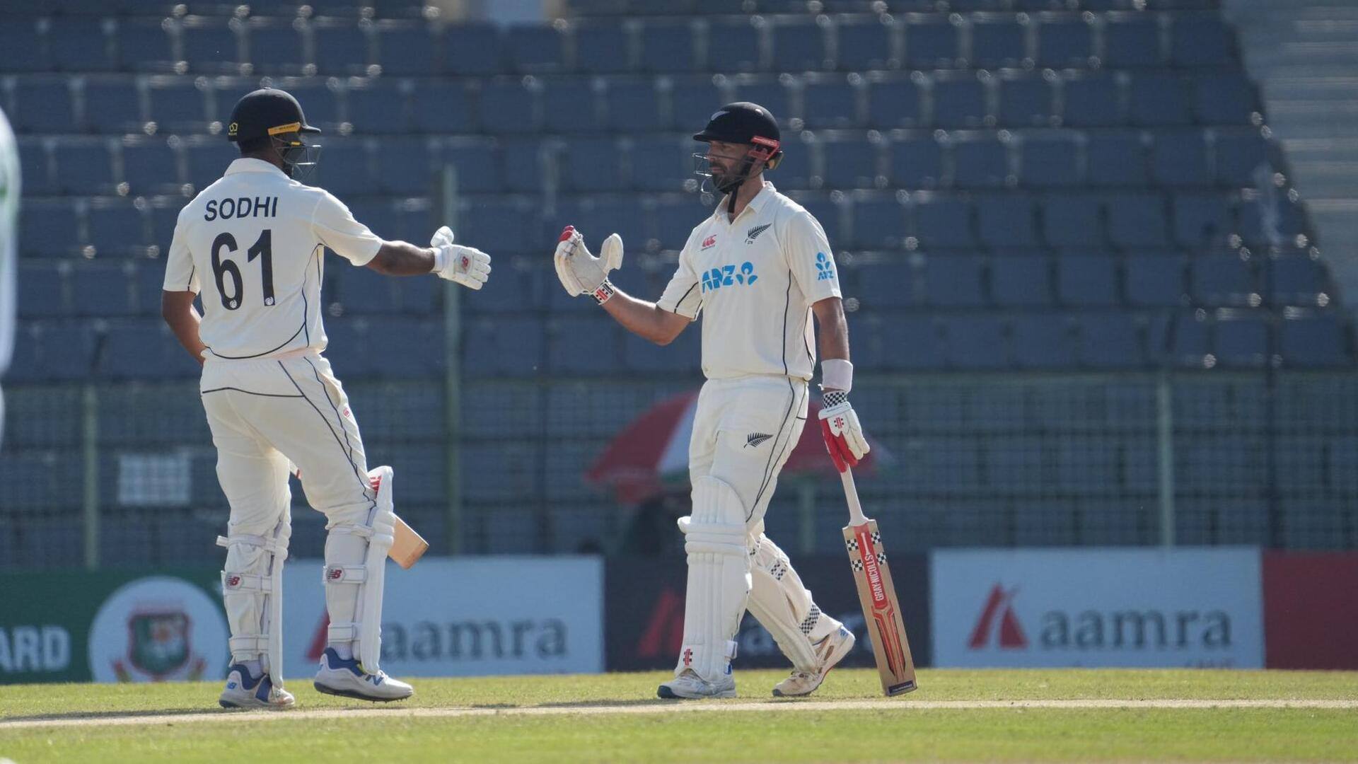 बांग्लादेश बनाम न्यूजीलैंड: डेरिल मिचेल ने लगाया टेस्ट करियर का 9वां अर्धशतक, जानिए उनके आंकड़े