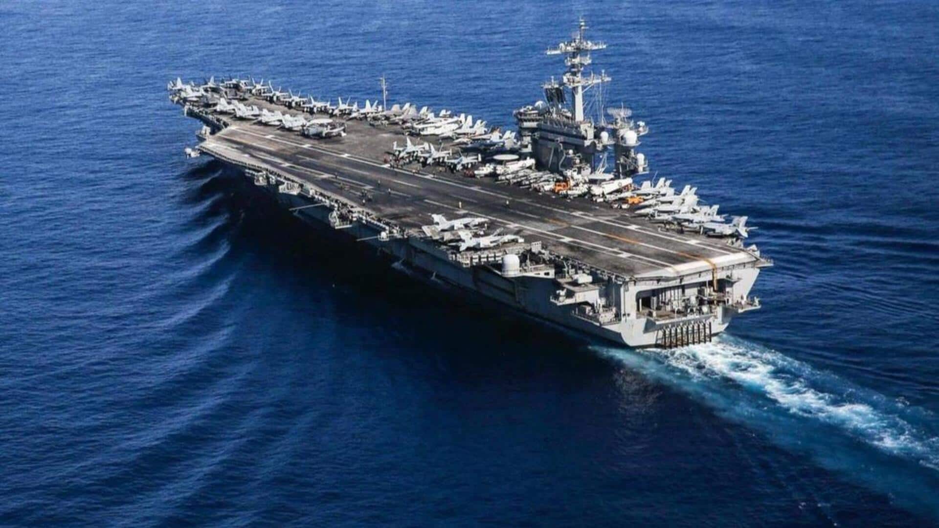 USS लिंकन पर 8 अमेरिकी नौसैनिकों ने किया आत्महत्या का प्रयास