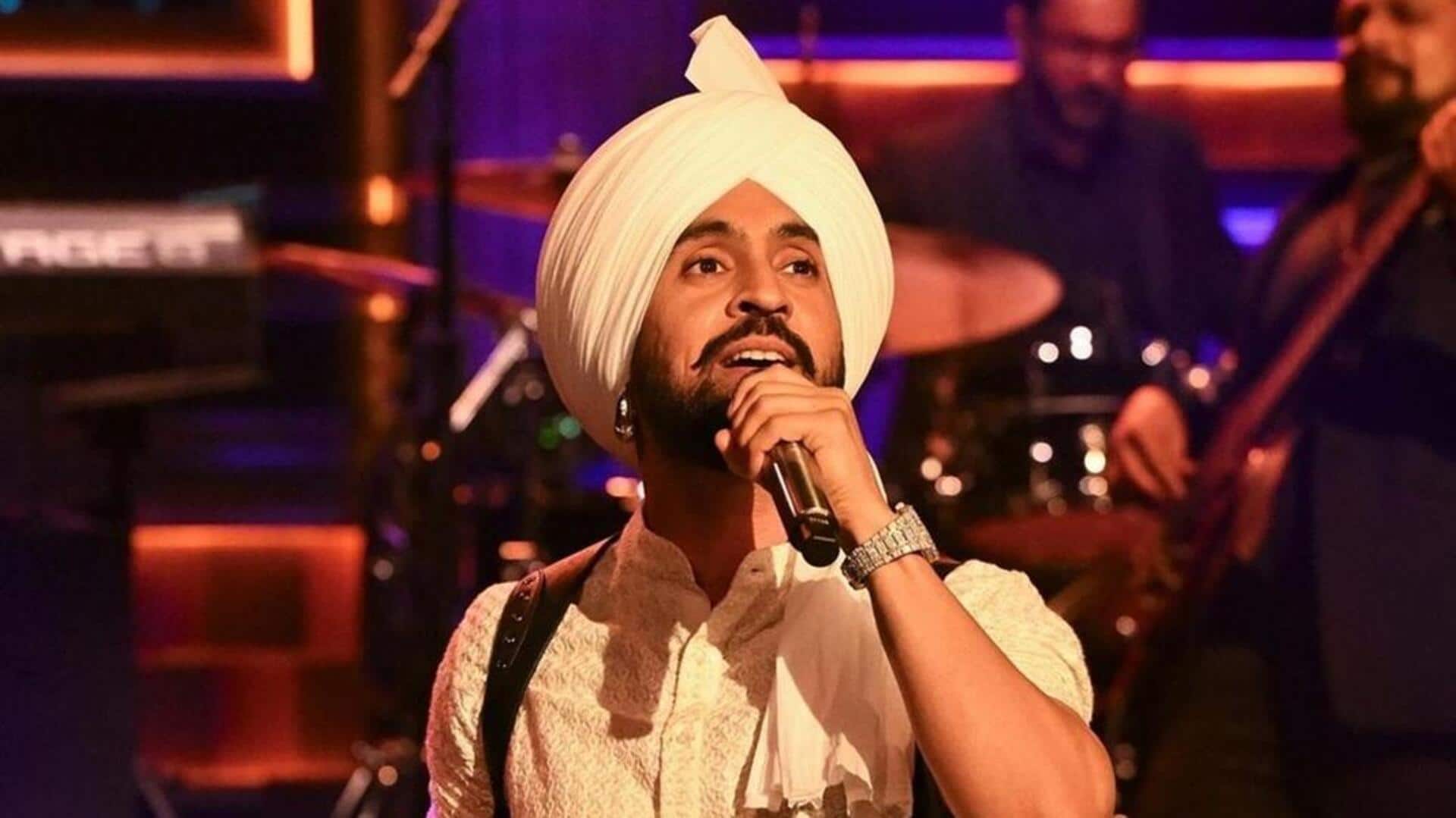 दिलजीत दोसांझ के लाइव कॉन्सर्ट में खालिस्तानी प्रदर्शनकारी ने डाली बाधा, देखें वीडियो