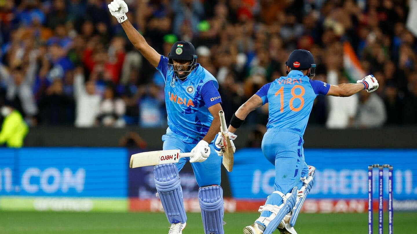 टी-20 विश्व कप: रोमांचक मुकाबले में भारत ने पाकिस्तान को हराया, बने ये रिकॉर्ड्स