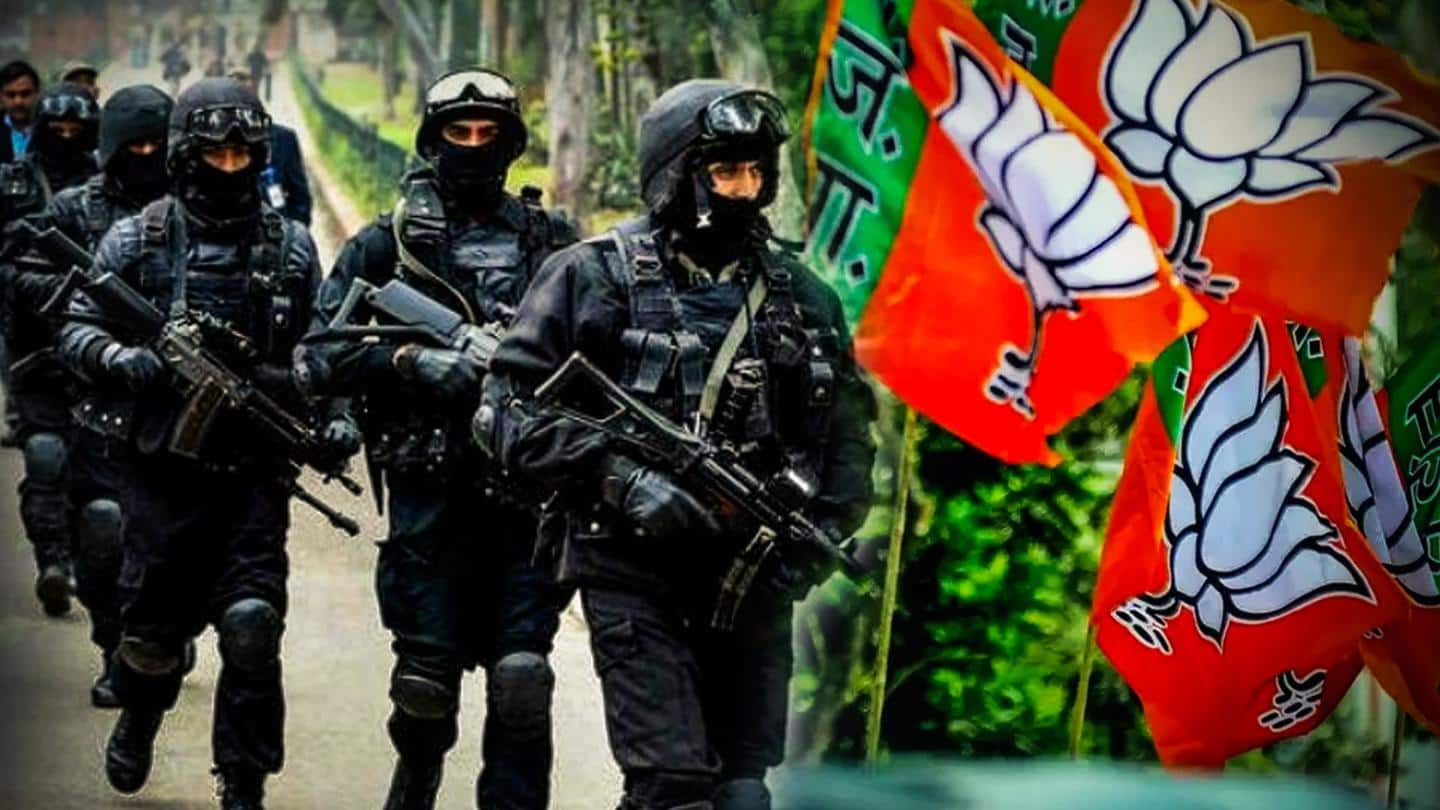 विधानसभा चुनाव: केंद्र ने 25 भाजपा नेताओं को दी सुरक्षा, कांग्रेस ने कहा- डराने की कोशिश