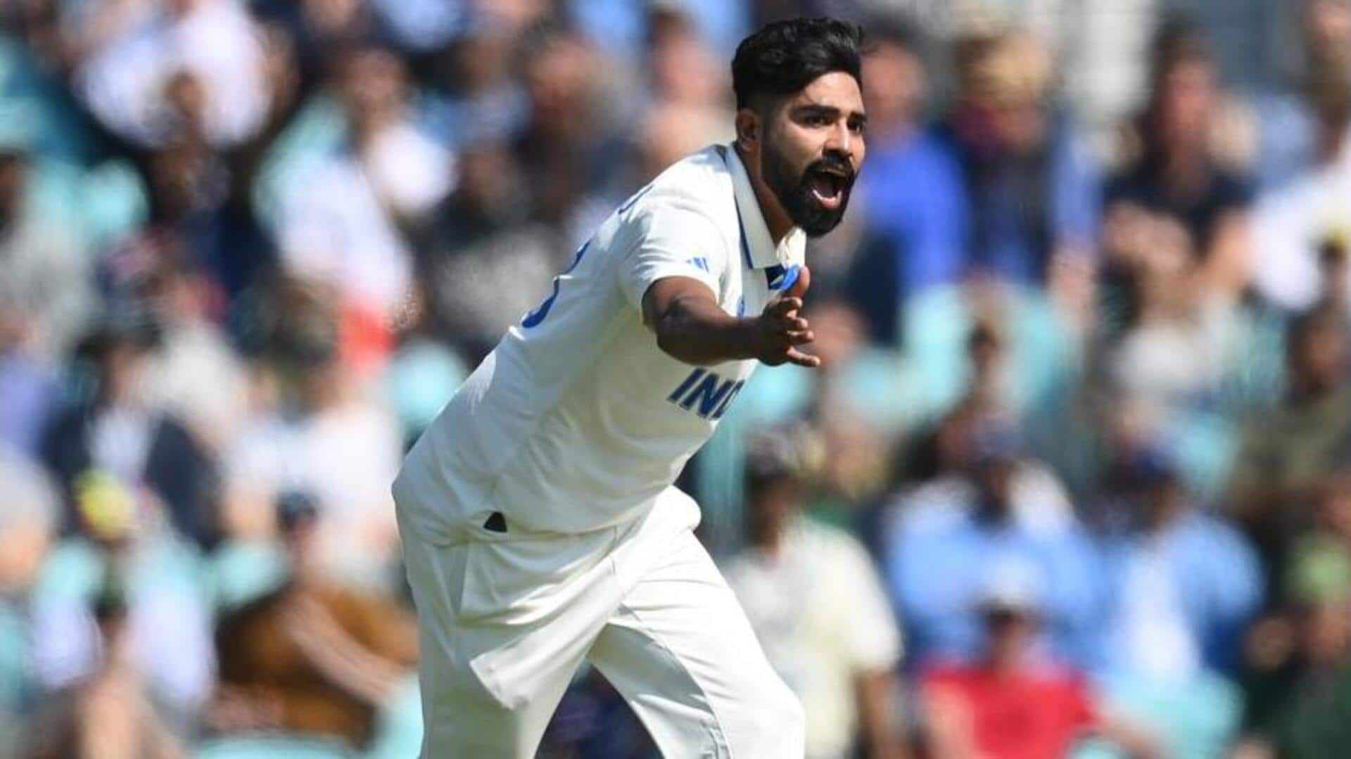 WTC फाइनल: मोहम्मद सिराज ने टेस्ट क्रिकेट में पूरे किए 50 विकेट, जानिए उनके आंकड़े