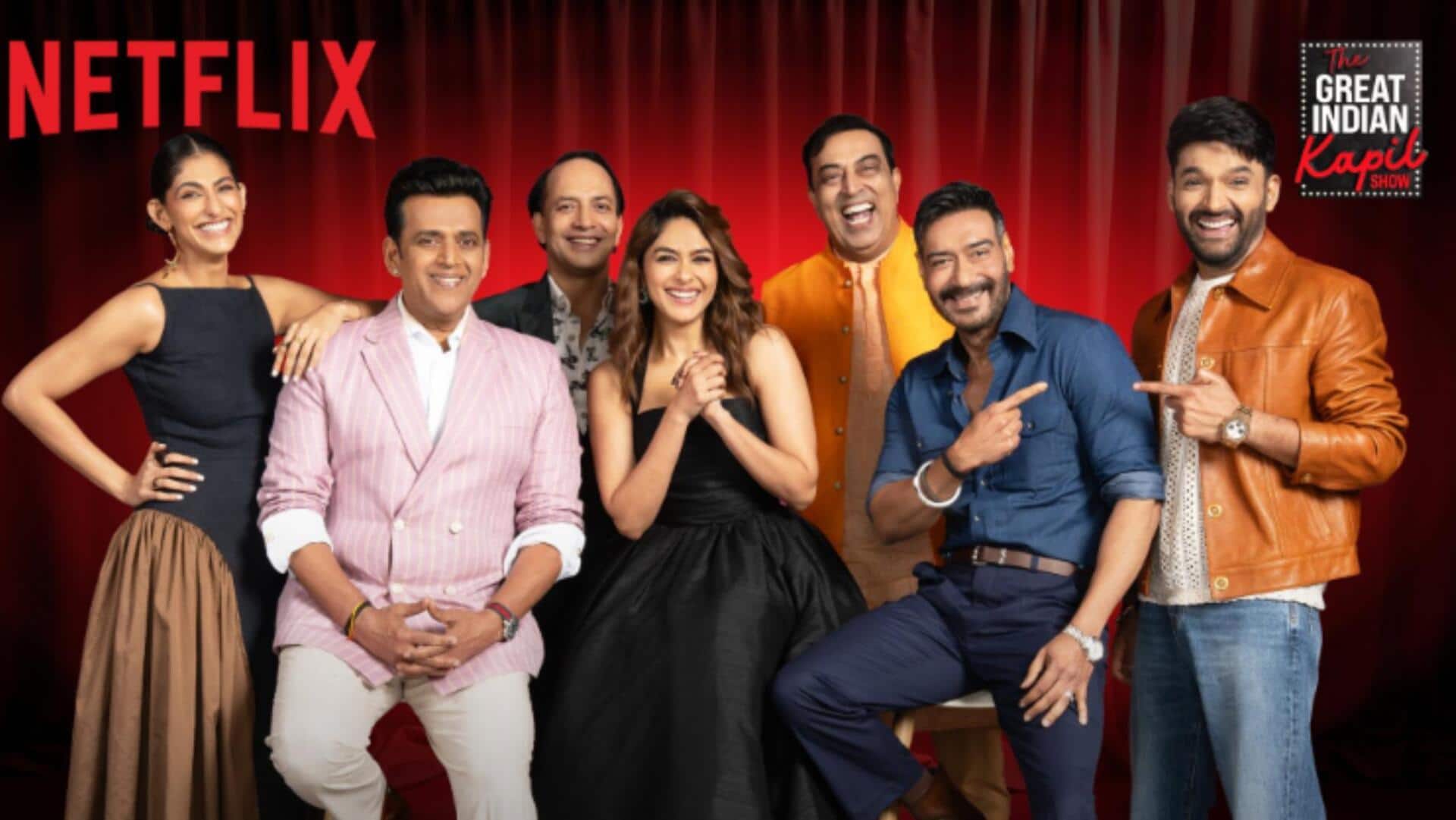 'द ग्रेट इंडियन कपिल शो 3' में दिखेंगे 'सन ऑफ सरदार 2' के सितारे, देखिए प्रोमो 'द ग्रेट इंडियन कपिल शो 3' में दिखेंगे 'सन ऑफ सरदार 2' के सितारे, देखिए प्रोमो