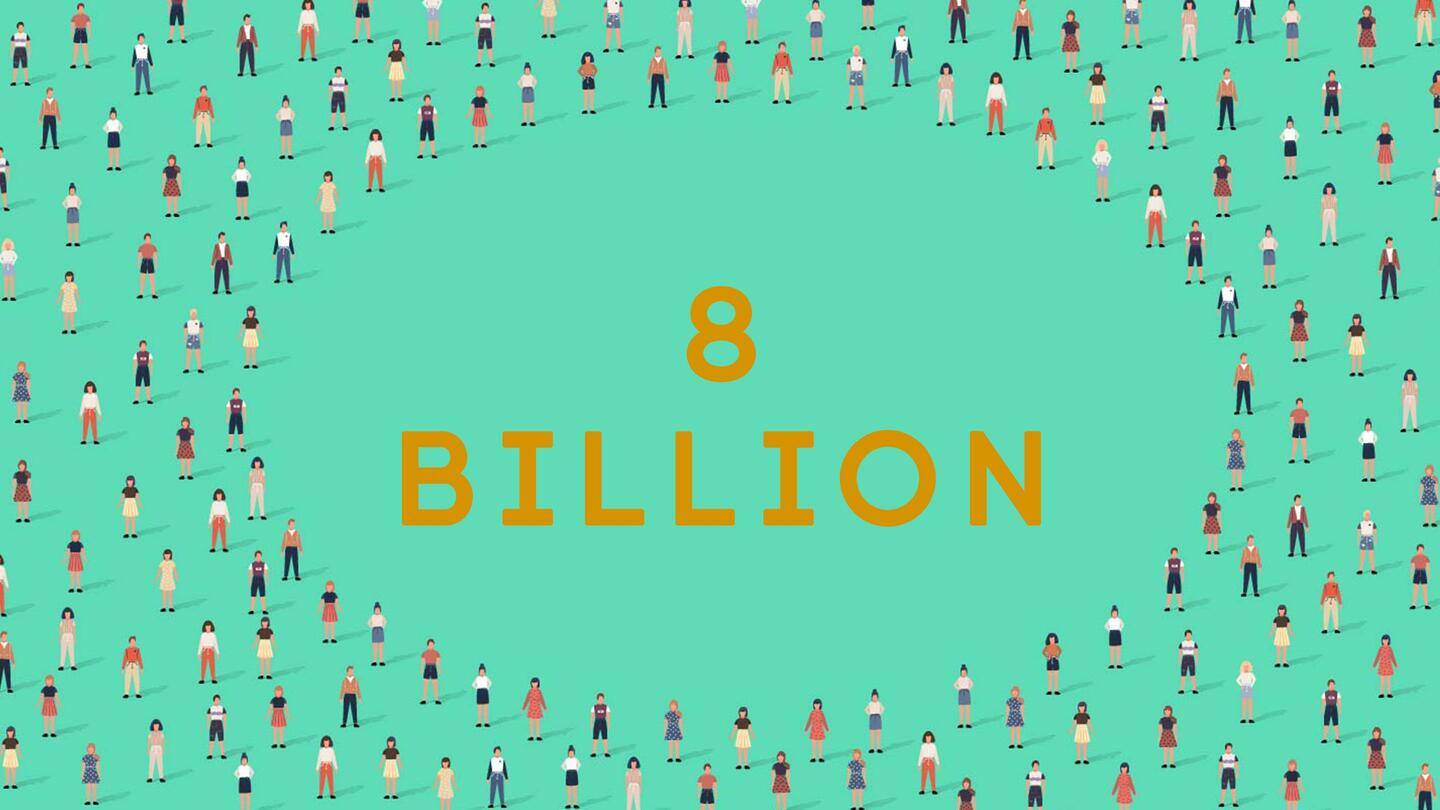8 अरब हुई दुनिया की आबादी, 2080 के दशक में 10.4 अरब पहुंचने का अनुमान