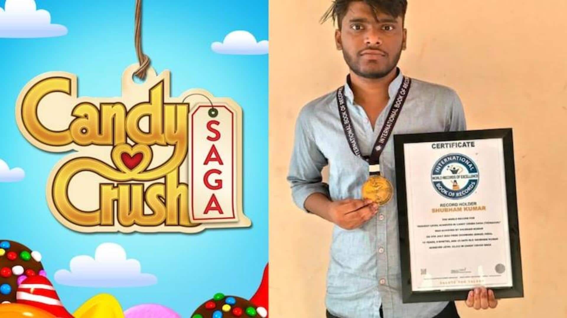 बिहार का युवक कैंडी क्रश खेलकर 22,222वें लेवल पर पहुंचा, बनाया विश्व रिकॉर्ड  
