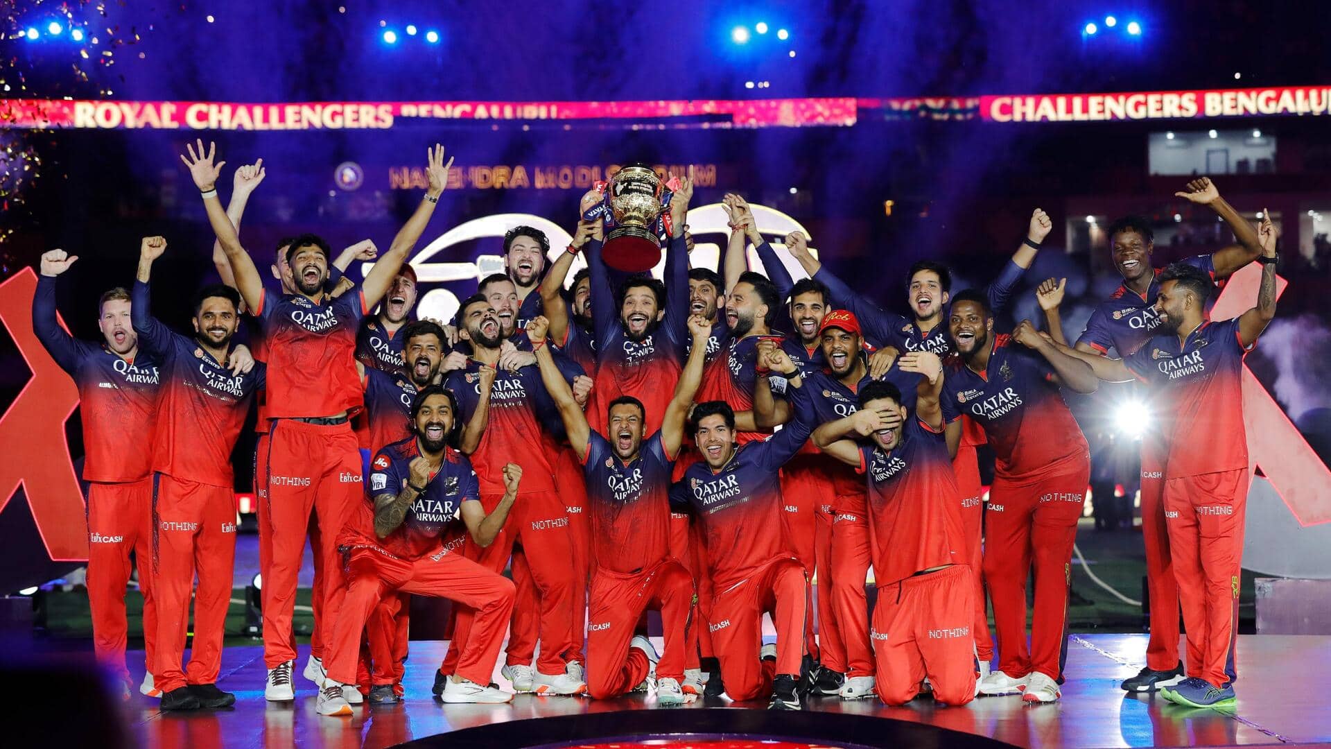 बेंगलुरु में आज निकलेगी RCB की 'विक्ट्री परेड', जानिए कब शुरू होगा कार्यक्रम बेंगलुरु में आज निकलेगी RCB की 'विक्ट्री परेड', जानिए कब शुरू होगा कार्यक्रम