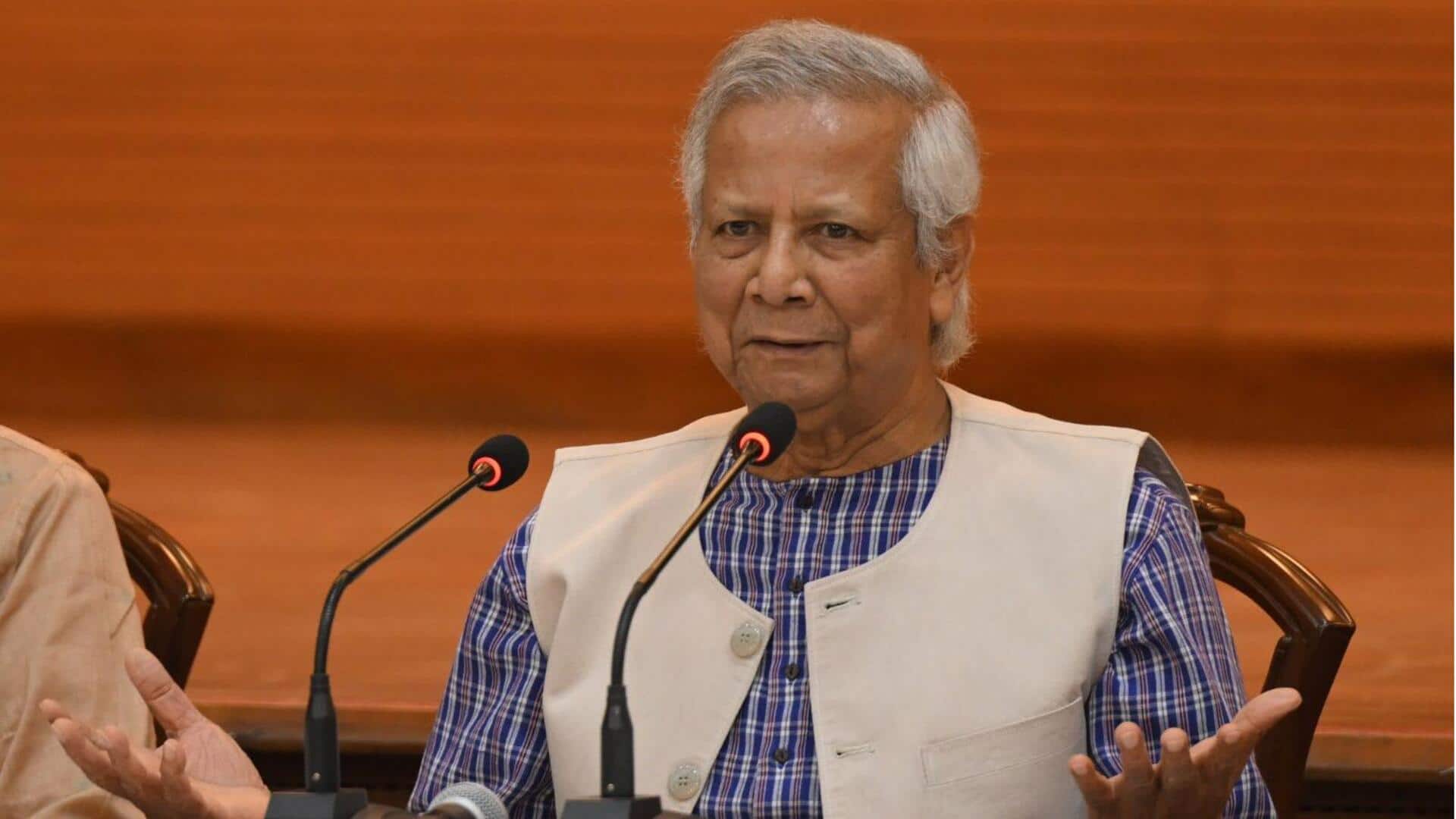 मुहम्मद यूनुस ने अपने विदाई भाषण में नेपाल-भूटान और भारत के 7 राज्यों का जिक्र किया