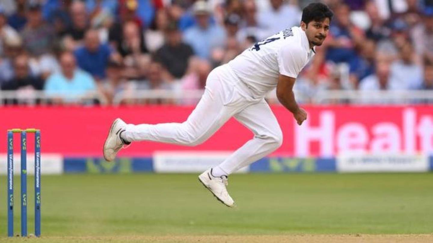 इंग्लैंड बनाम भारत: दूसरे टेस्ट से बाहर हुए चोटिल शार्दुल ठाकुर, कोहली ने दी जानकारी