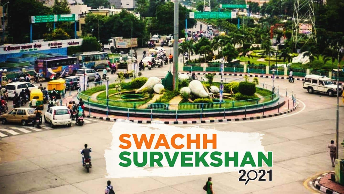 स्वच्छ सर्वेक्षण 2021: इंदौर लगातार पांचवीं बार बना देश का सबसे स्वच्छ शहर