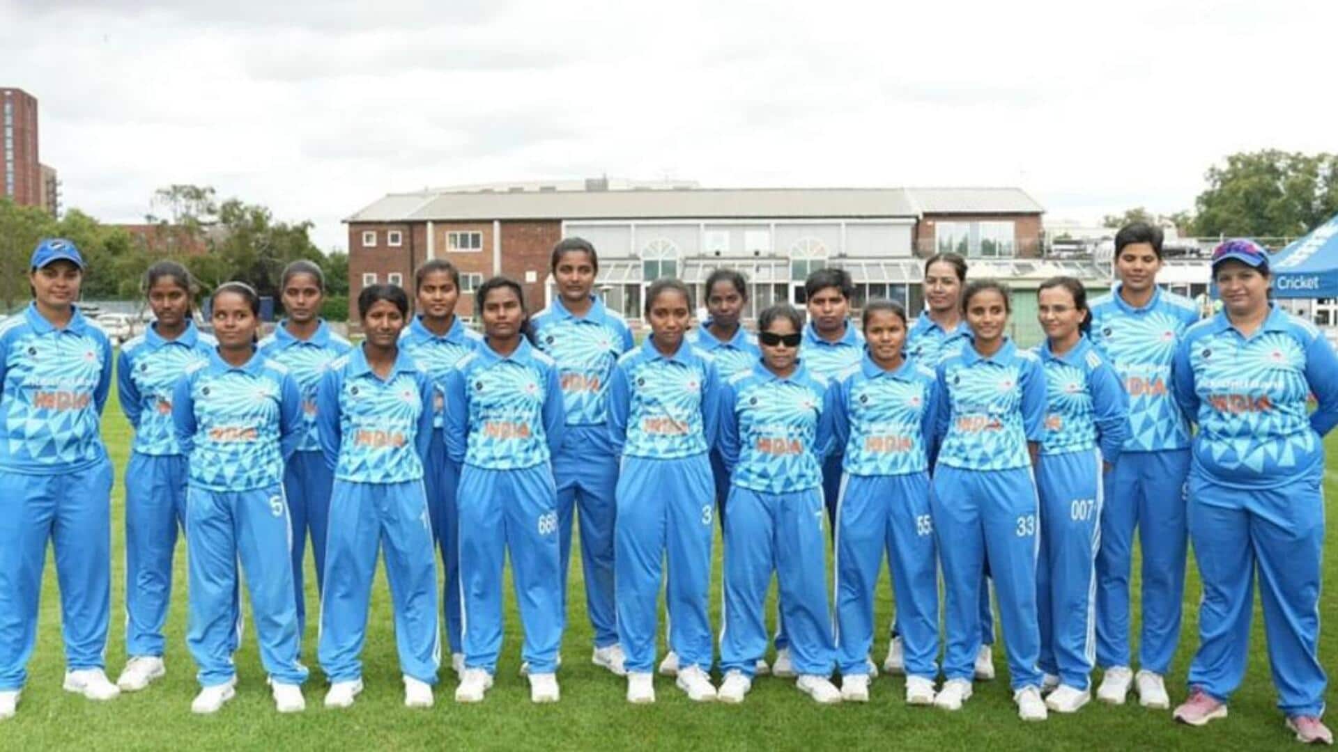 भारतीय महिला दृष्टिबाधित क्रिकेट टीम ने रचा इतिहास, IBSA विश्व खेलों के फाइनल में पहुंची