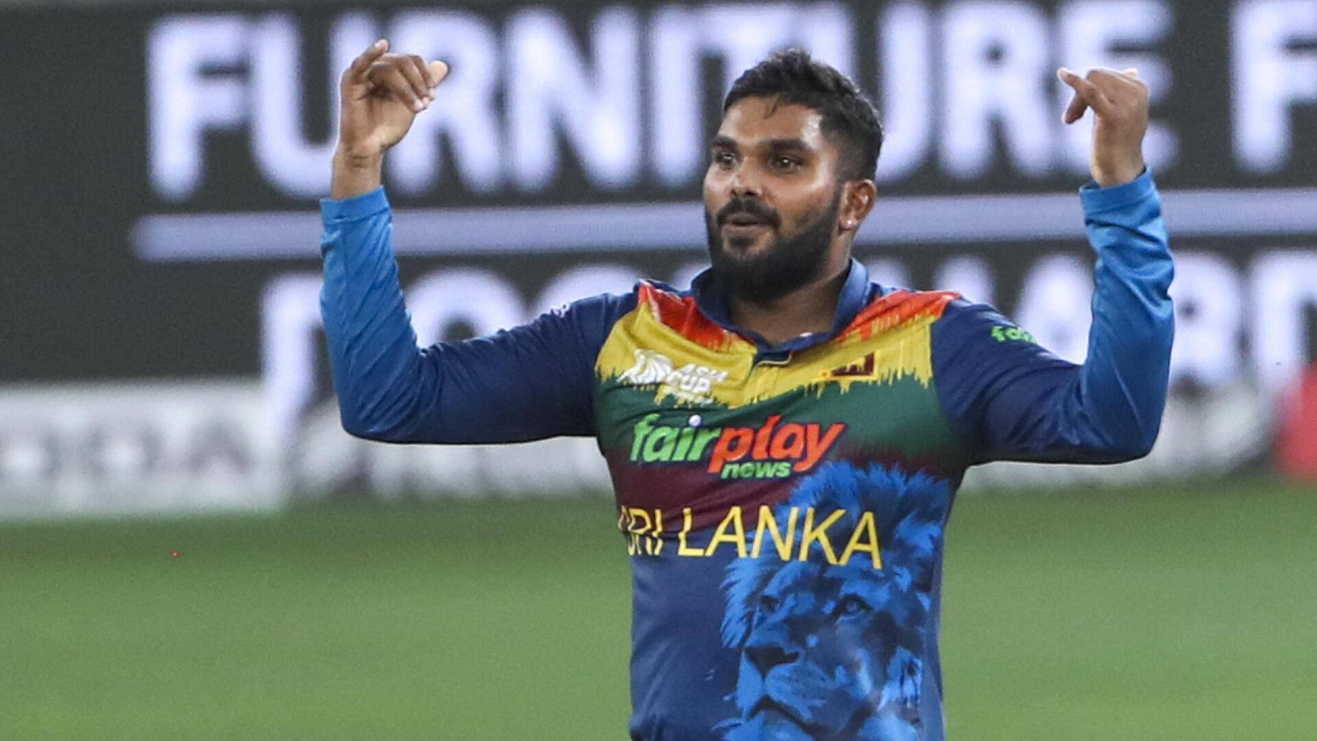 वनडे विश्व कप 2023 से पहले श्रीलंका को बड़ा झटका, वनिंदु हसरंगा पूरे टूर्नामेंट से बाहर 