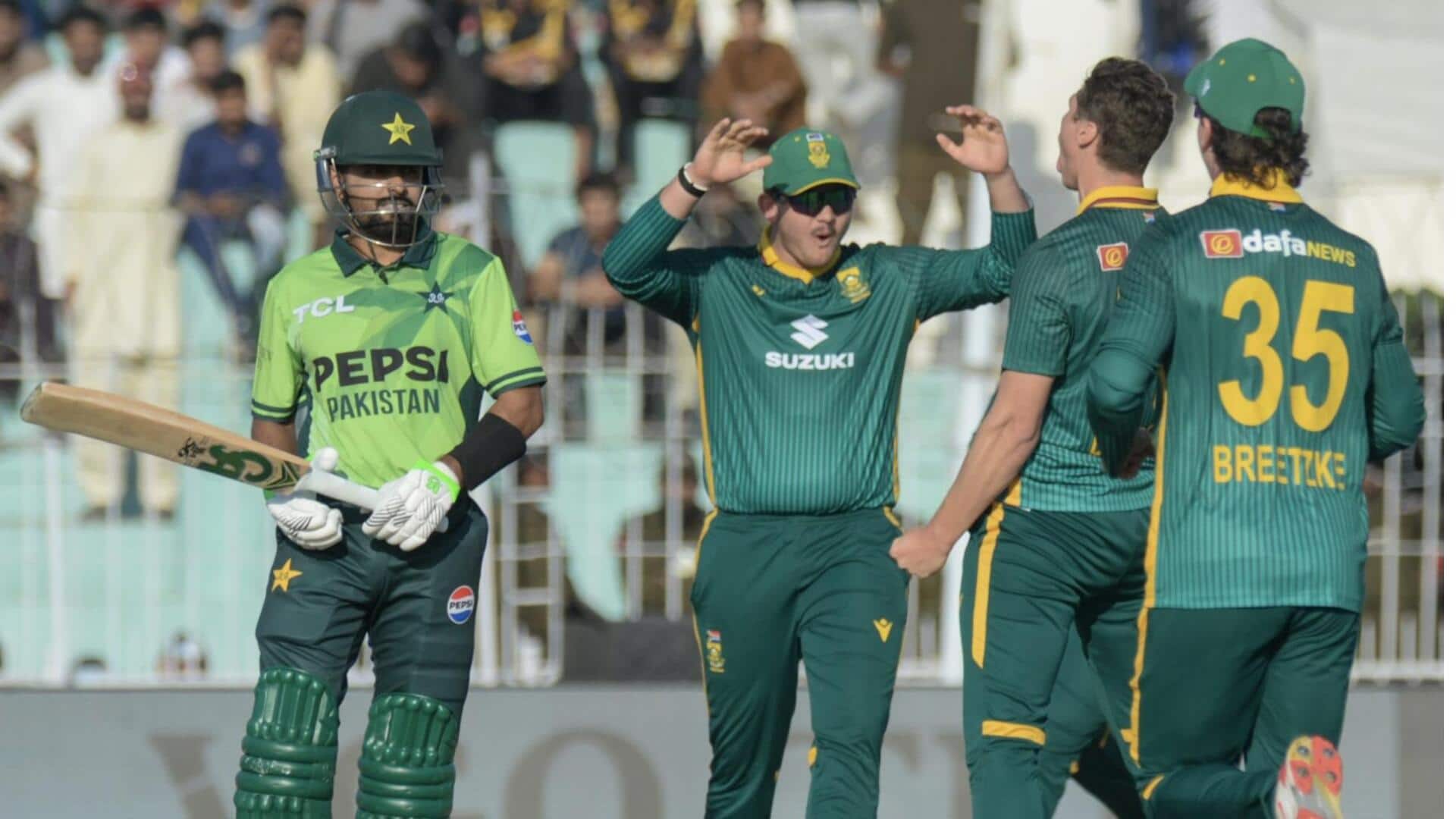 पाकिस्तान बनाम दक्षिण अफ्रीका: नंद्रे बर्गर ने दूसरे वनडे में लिए 4 विकेट, जानिए आंकड़े 