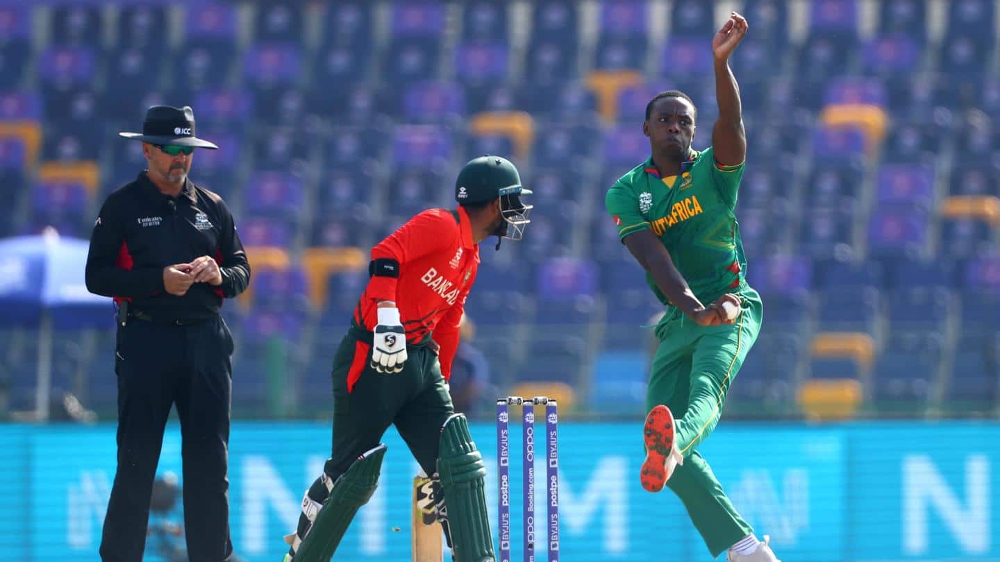 टी-20 विश्व कप: दक्षिण अफ्रीका ने बांग्लादेश को छह विकेट से हराया, बने ये रिकार्ड्स