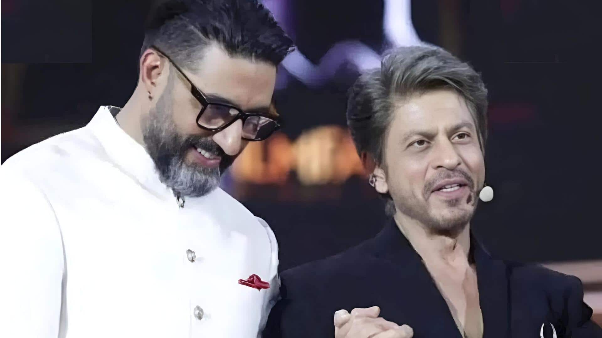 शाहरुख के इस गुरुमंत्र पर चल रहे अभिषेक बच्चन, बोले- उन्होंने कई बार मेरी जिम्मेदारी उठाई