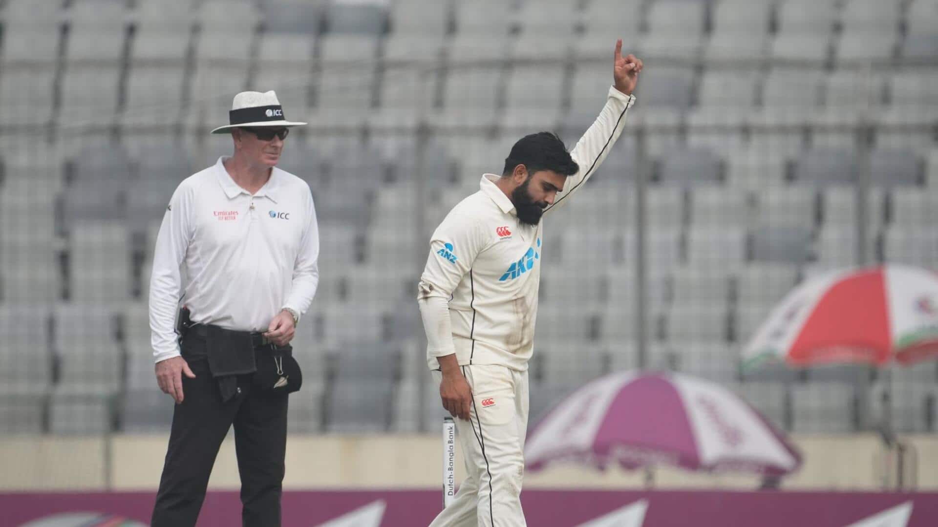 बांग्लादेश बनाम न्यूजीलैंड, दूसरा टेस्ट: एजाज पटेल ने दूसरी पारी में चटकाए 6 विकेट, जानिए आंकड़े