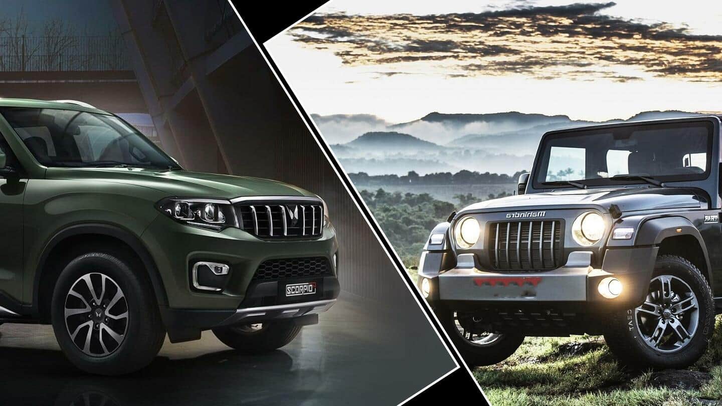 नई महिंद्रा स्कॉर्पियो-N और थार, दोनों दमदार SUVs के फीचर्स में क्या है अंतर?