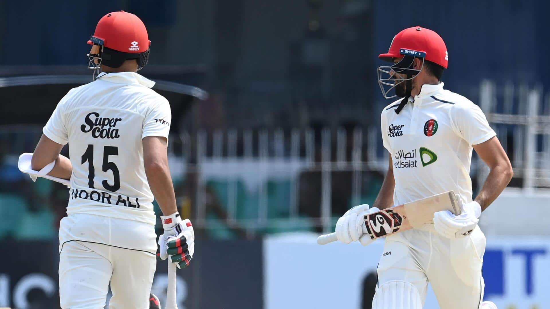श्रीलंका के खिलाफ टेस्ट में अफगानिस्तान का संघर्ष जारी, तीसरे दिन इब्राहिम जादरान ने लगाया शतक