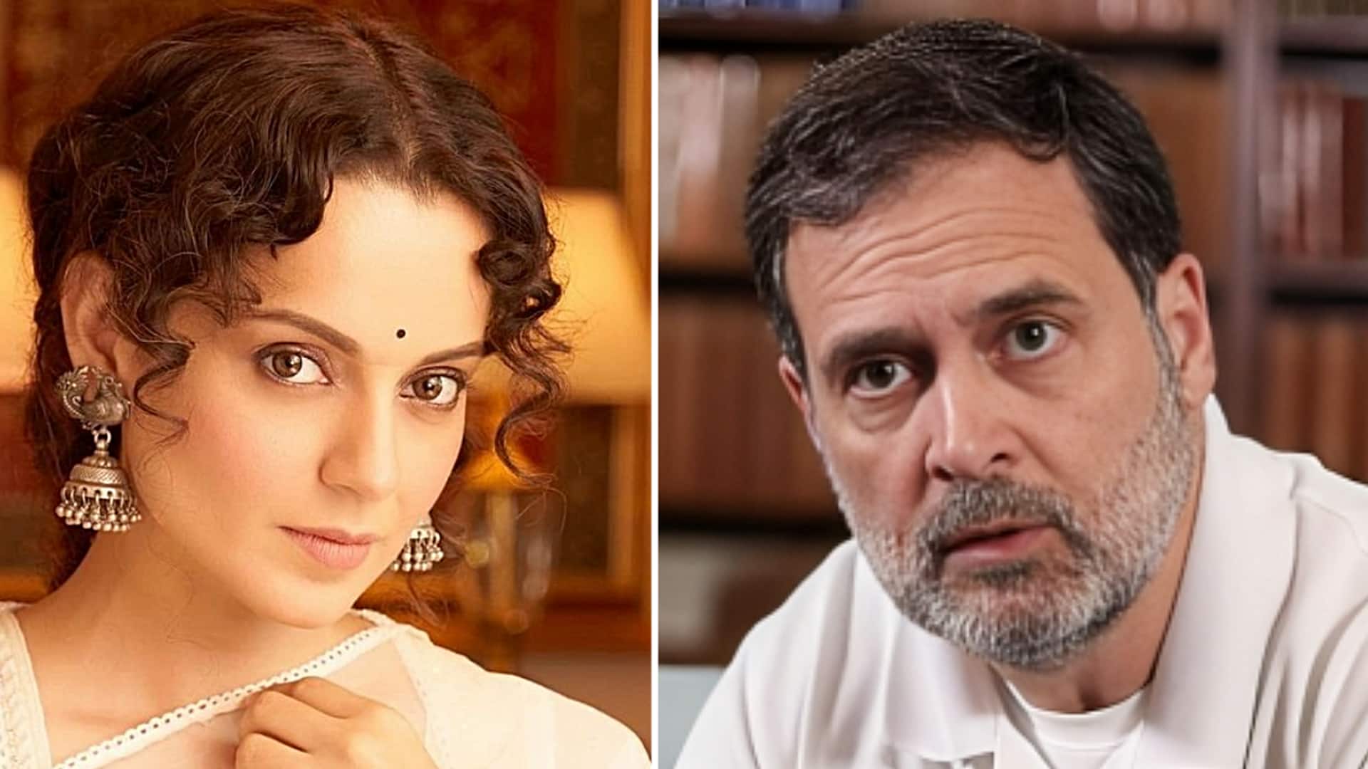 कंगना रनौत ने नेता प्रतिपक्ष राहुल गांधी को 'टपोरी' कहा, बोलीं- महिलाएं असहज महसूस करती हैं