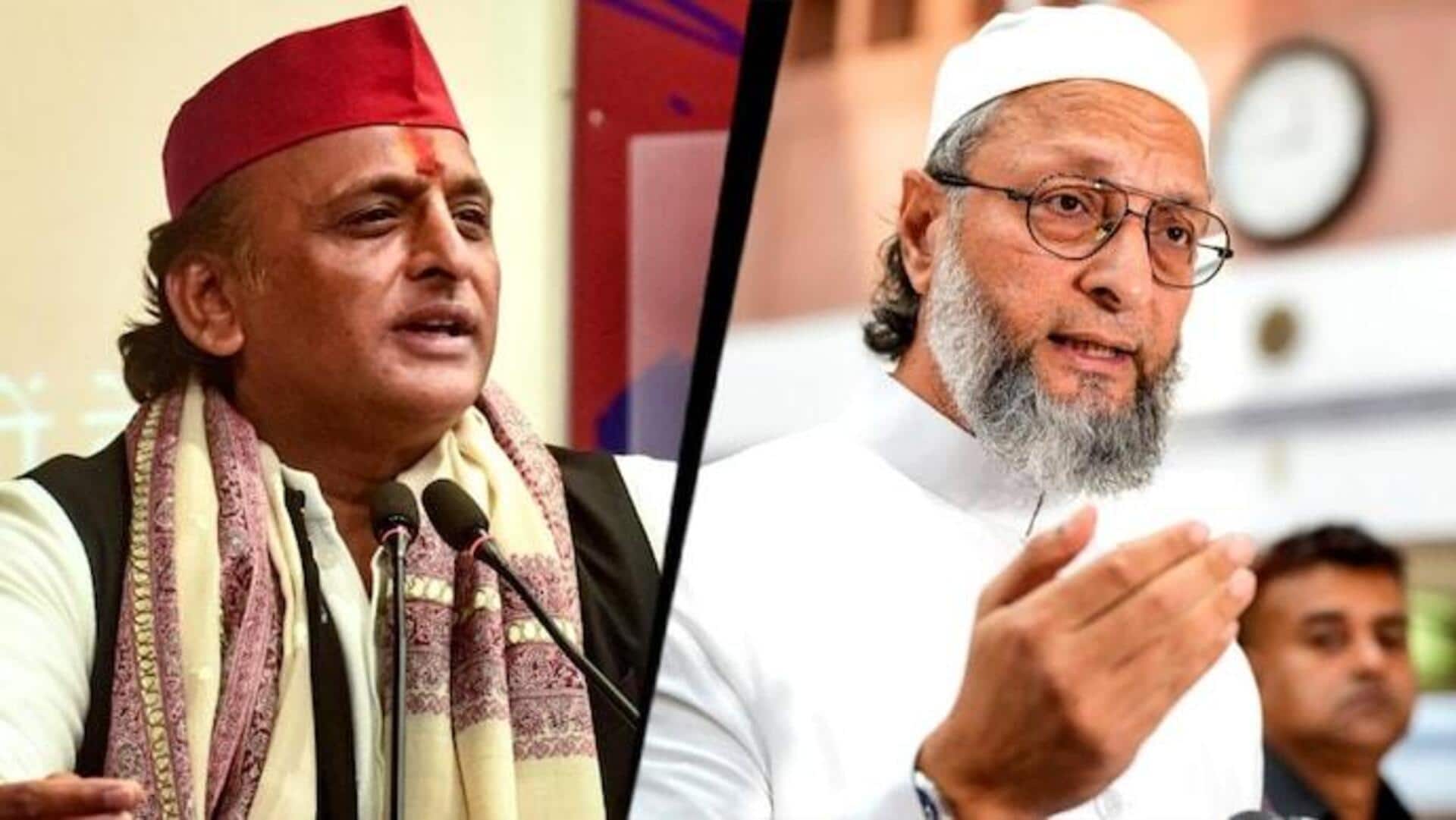 AIMIM का अखिलेश यादव पर तीखा तंज, कहा- मुख्यमंत्री बनना है तो आवैसी को साथ लाओ