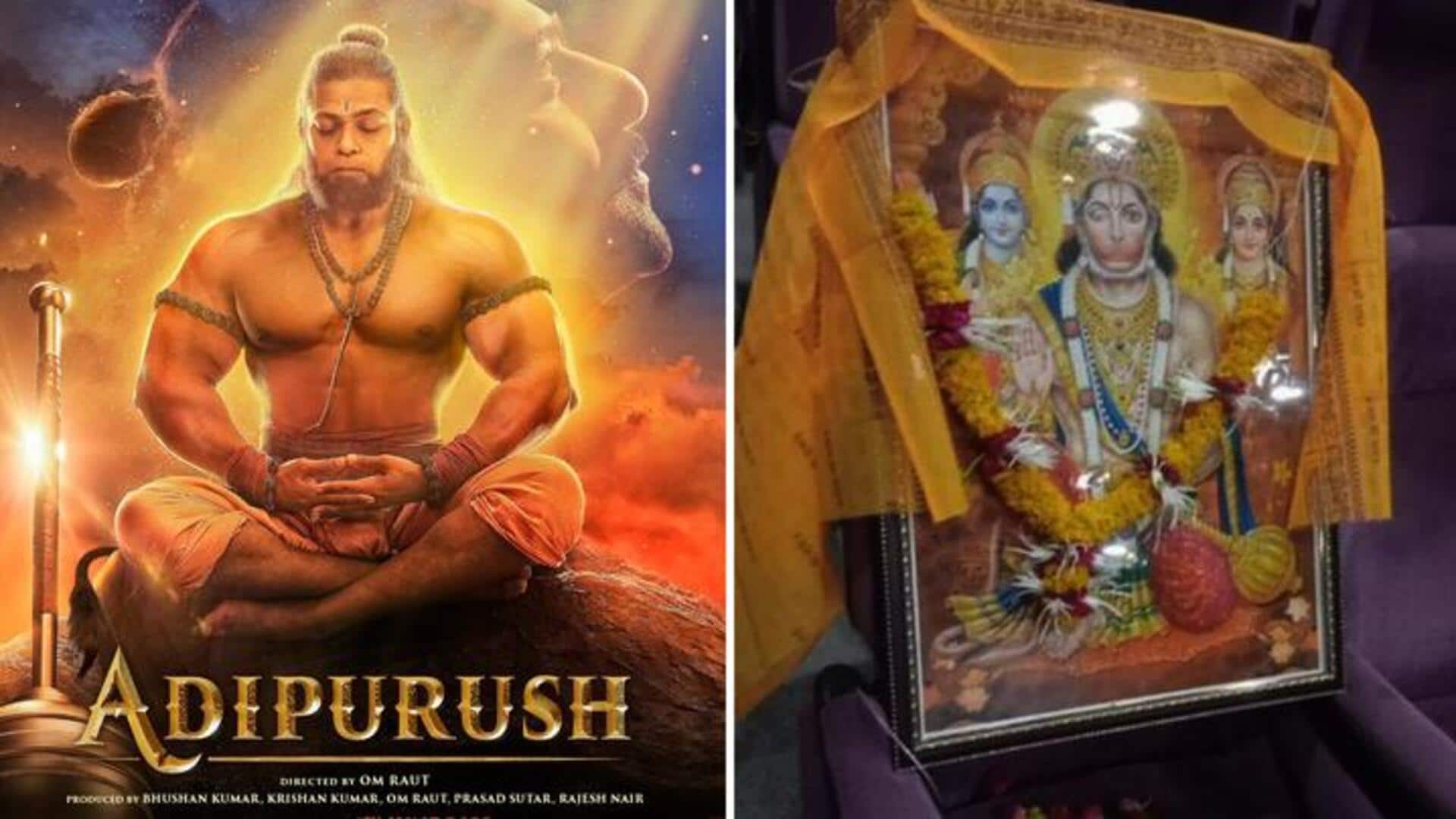 'आदिपुरुष': सिनेमाघरों में आरक्षित सीट पर विराजमान हुए भगवान हनुमान, वायरल हो रहीं तस्वीरें