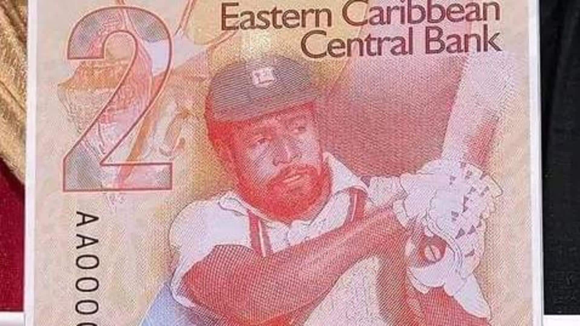 विवियन रिचर्ड्स के सम्मान में कैरेबियन सेंट्रल बैंक ने जारी किया 2 डॉलर का नोट