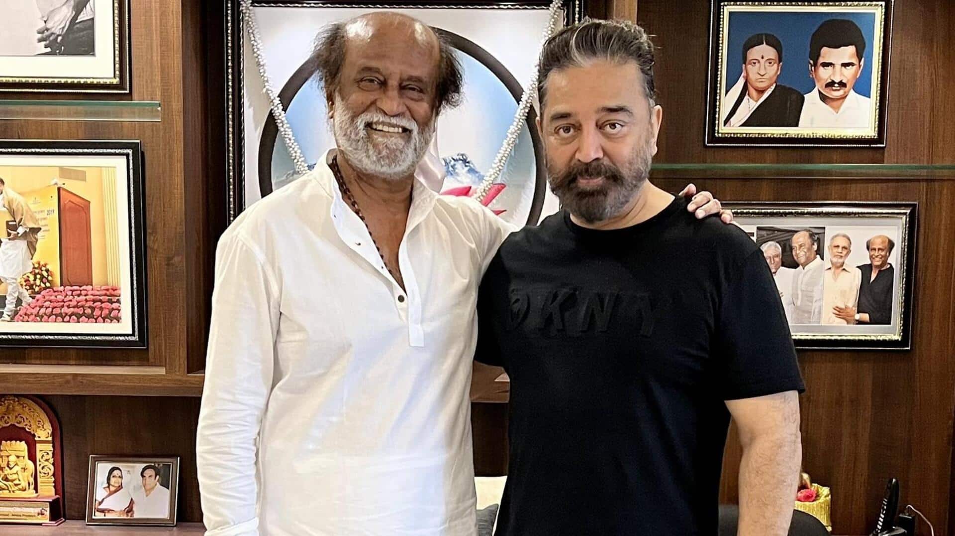 रजनीकांत-कमल हासन की फिल्म 'RKxKH' का पोस्टर जारी, इस दिन आएगा प्रोमो