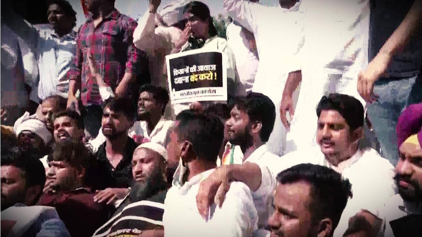 यूथ कांग्रेस ने दिल्ली में किया जोरदार प्रदर्शन यूथ कांग्रेस ने दिल्ली में किया जोरदार प्रदर्शन