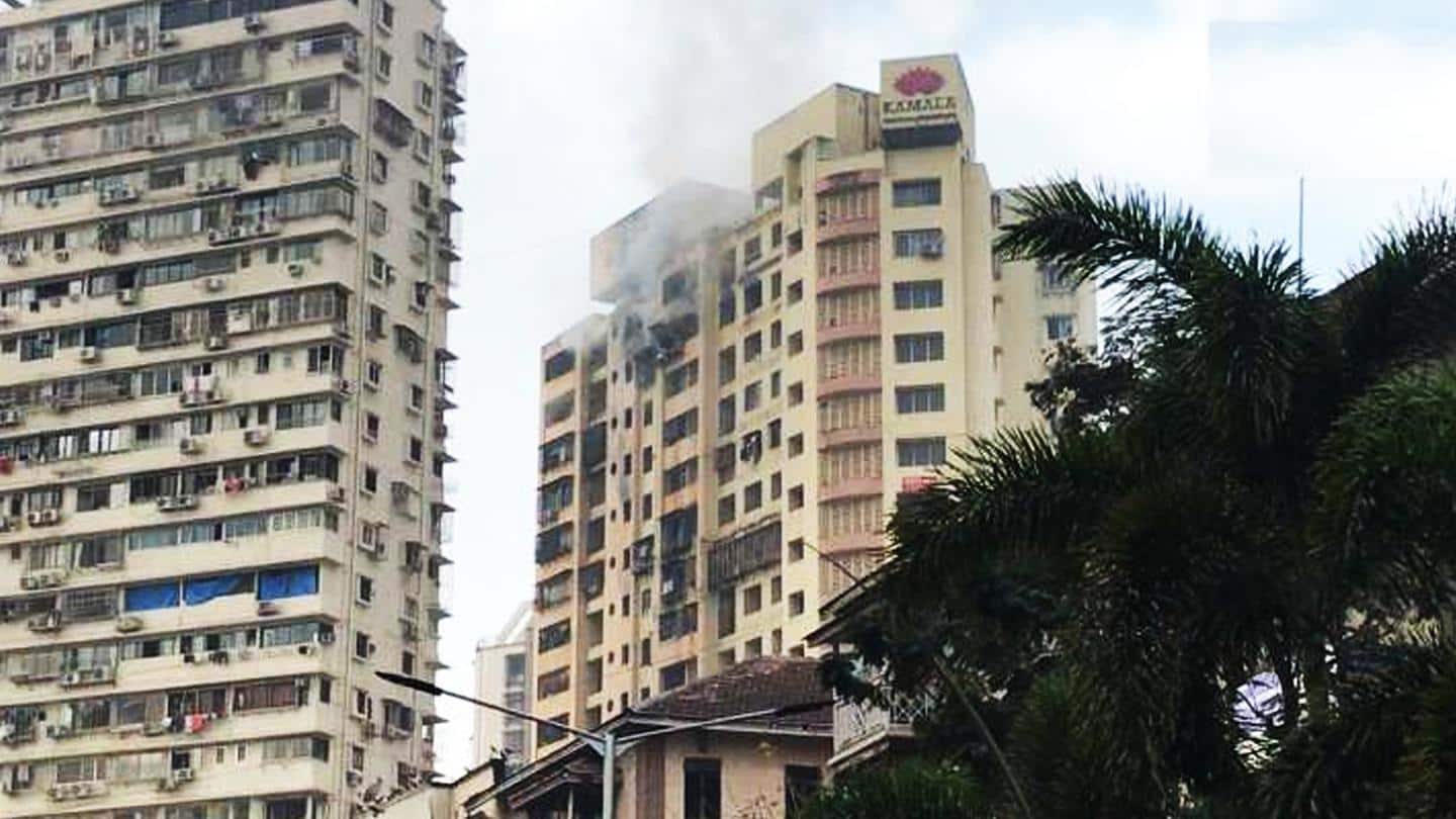मुंबई: ताड़देव इलाके में 20 मंजिला इमारत में आग लगने से 7 की मौत, कई घायल