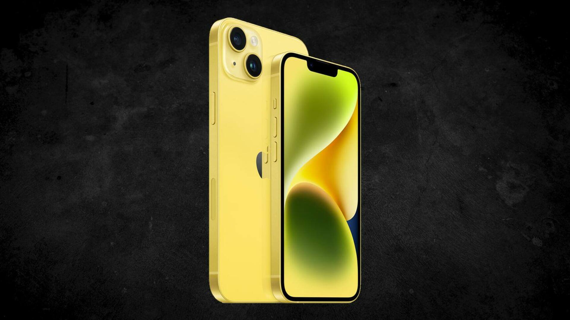 ऐपल ने आईफोन 14 और 14 प्लस को पीले रंग में किया पेश, जानिए कीमत