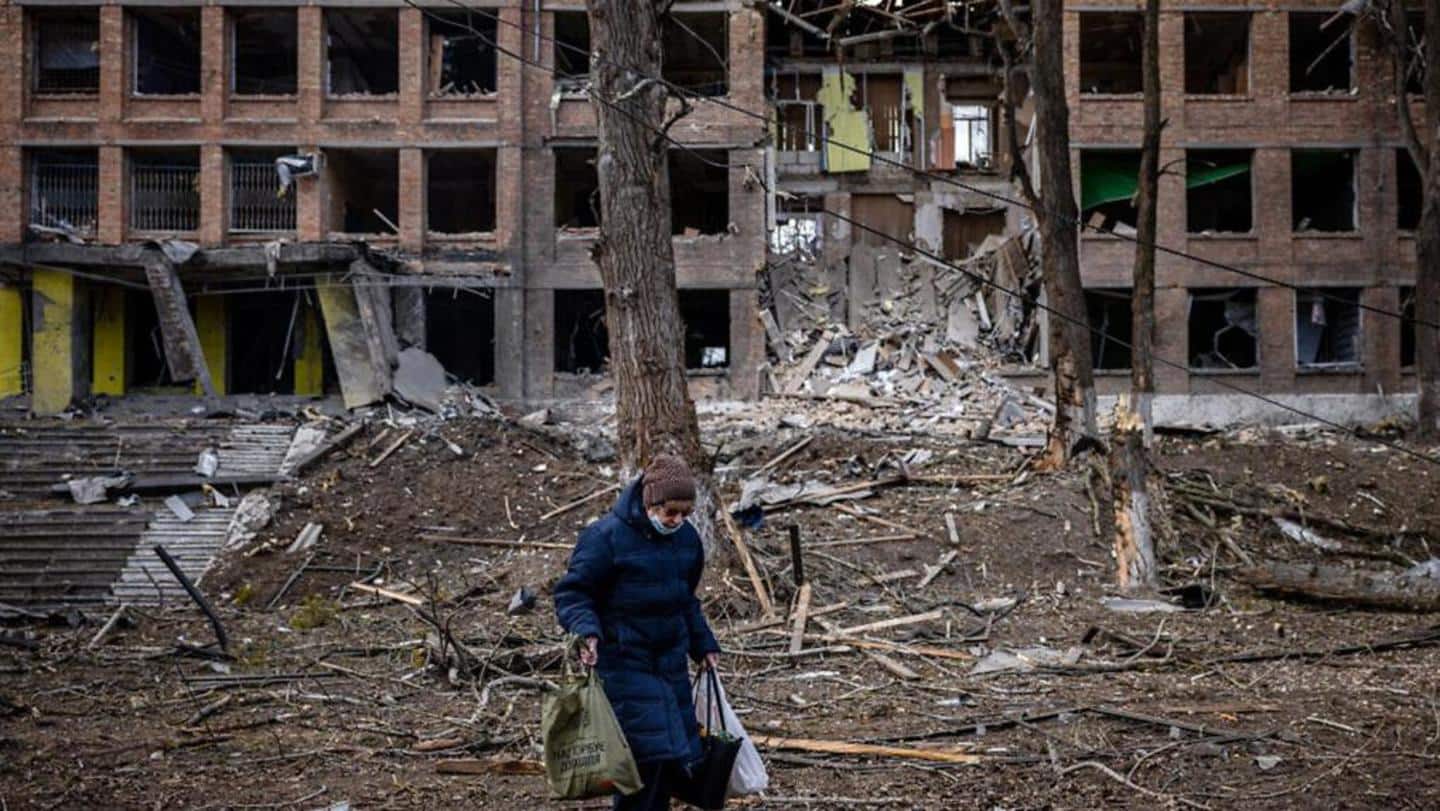 यूक्रेन ने किया रूस के हमले में 202 स्कूल और 34 अस्पताल तबाह होने का दावा