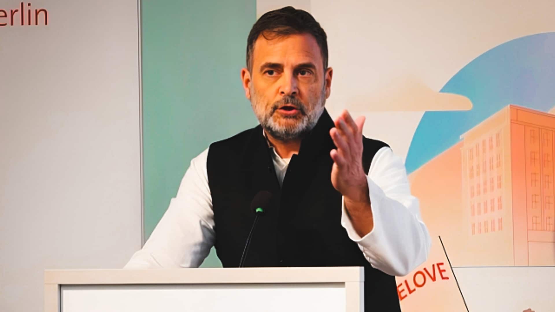 जर्मनी में राहुल गांधी ने 'वोट चोरी' और संस्थाओं पर हमले का मुद्दा उठाया, भड़की भाजपा