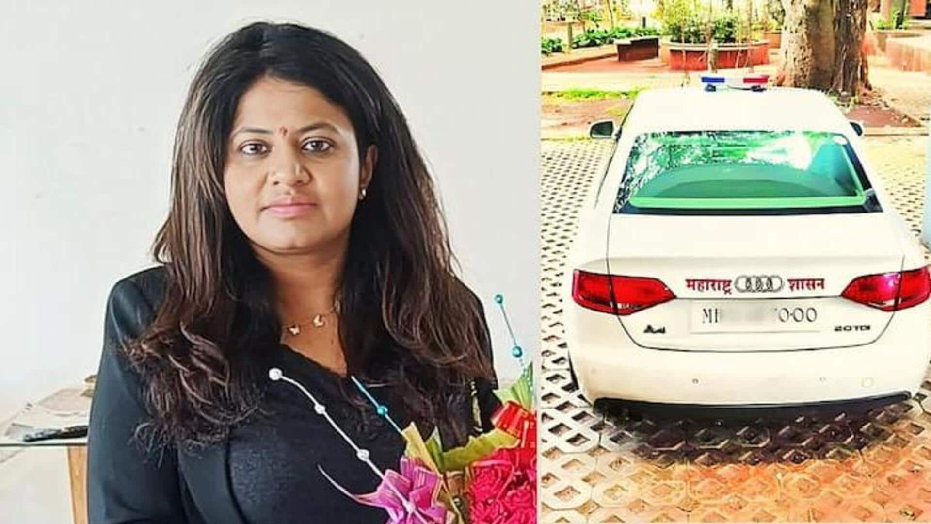 ट्रेनी IAS पूजा खेडकर को पुलिस का झटका, ट्रैफिक नियमों के उल्लंघन पर हुई कार्रवाई