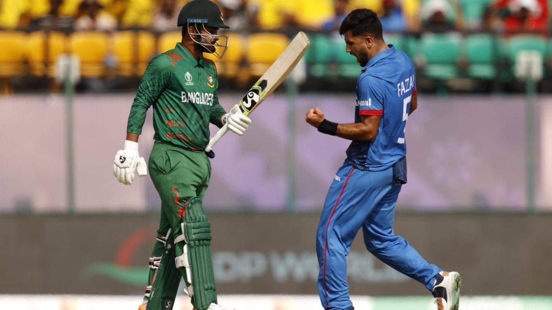 विश्व कप 2023: बांग्लादेश ने अफगानिस्तान को 6 विकेट से हराया, मैच में बने ये रिकॉर्ड्स