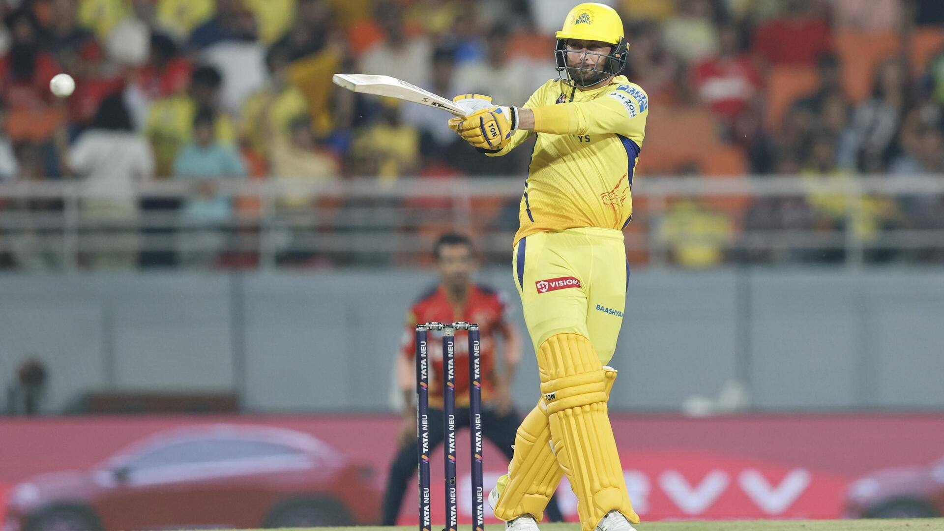 IPL 2025: डेवोन कॉनवे ने GT के खिलाफ जड़ा पहला अर्धशतक, जानिए आंकड़े IPL 2025: डेवोन कॉनवे ने GT के खिलाफ जड़ा पहला अर्धशतक, जानिए आंकड़े