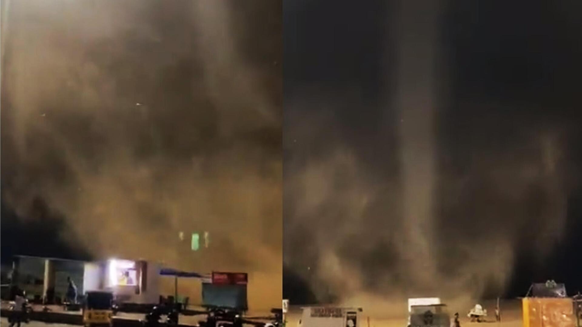 चेन्नई: मरीना समुद्र तट पर अनोखा तूफान देखकर लोग हुए हैरान, देखिए वायरल वीडियो 